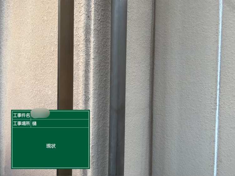 大阪市旭区戸建雨樋現状