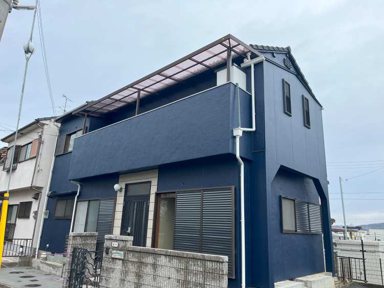 大阪市戸建外壁塗装施工後