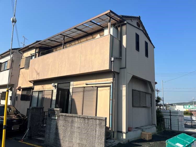大阪市戸建外壁塗装施工前