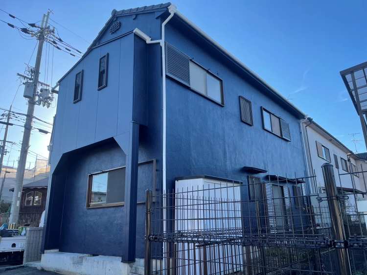 大阪市旭区戸建外壁塗装工事完了